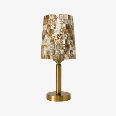 Lampa stołowa Capiz Shell Mosaic